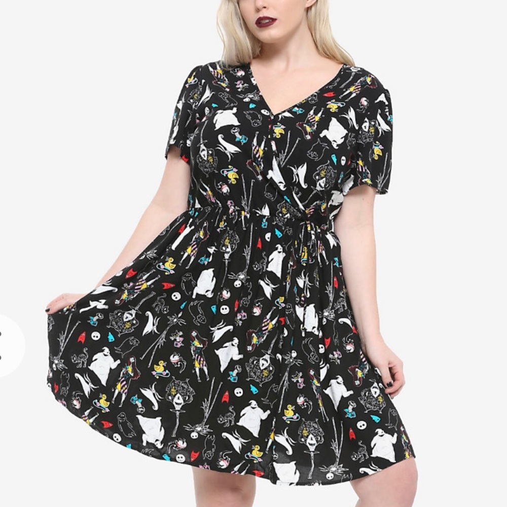 Nightmare Before Christmas Wrap Dress